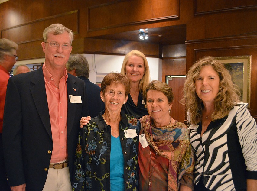 Steven Branham, Barbara Livingston, Susan Phillips, Carol Peschel and Lyn Haycock