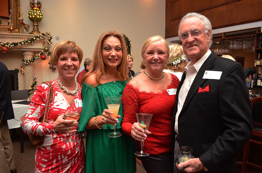 Pat Cooper, Kim Roberts and Phyllis and Jack Black