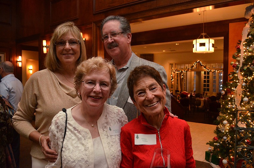 Deborah and Carl Marino with Patricia Mankes and Susan Landau