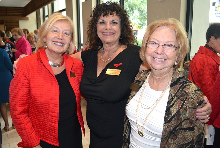 Pat Dodge, Chairwoman Antoinette Dowling and Sherry Wheller