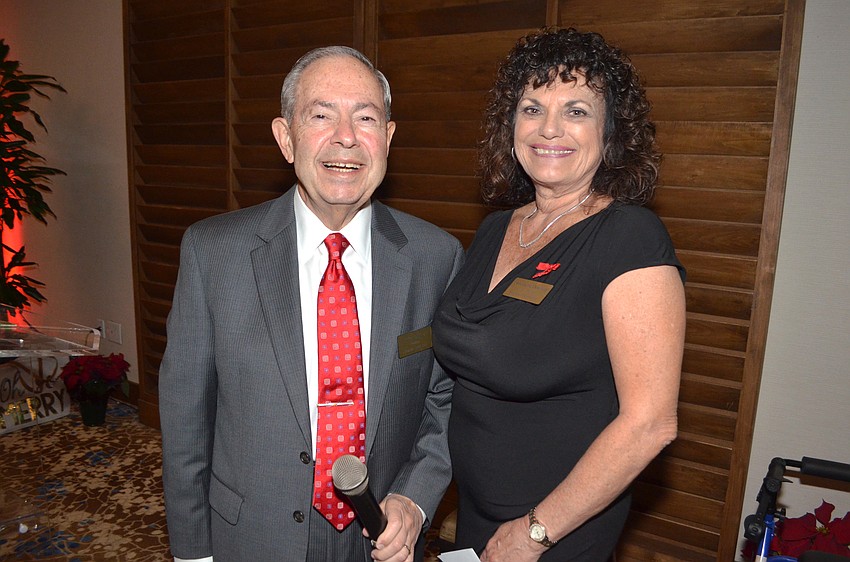 Peter Phillipes and Chairwoman Antoinette Dowling