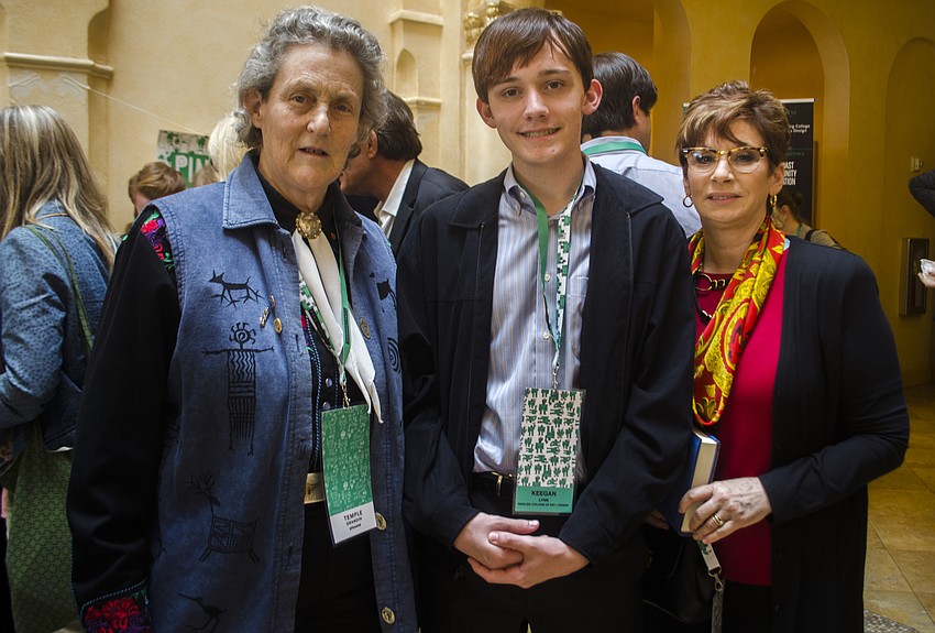 Speaker Temple Grandin, Keegan Strype, Lynn Strype