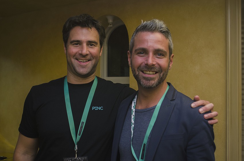 PINC teammember Michael Donahue and PINC organizer Mike Marraccini