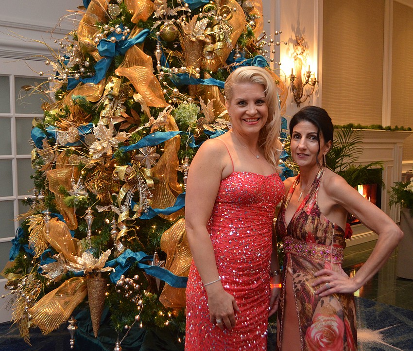 Event chairwomen Johanna Gustafsson and Barbara Najmy