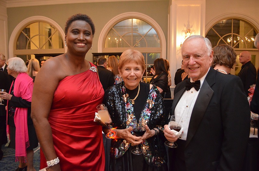 Easter Seals of Southwest Florida Board of Directors member, LaVerne Green, Elizabeth Muessle and Board of Directors member Stan Muessle