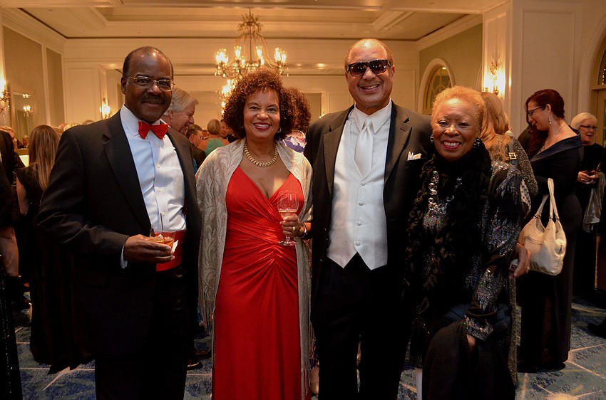 Prince Knight, Marilyn Thompson, Allen Brown and Sophia LaRusso