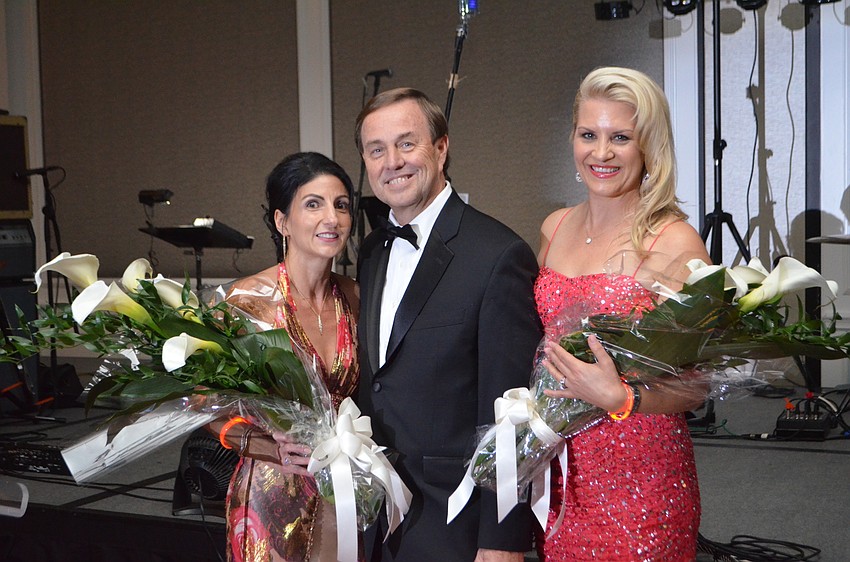 Event co-chairwoman, Barbara Najmy, Easter Seals of Southwest Florida Board of Directors President and CEO, Tom Waters and event co-chairwoman Johanna Gustafsson