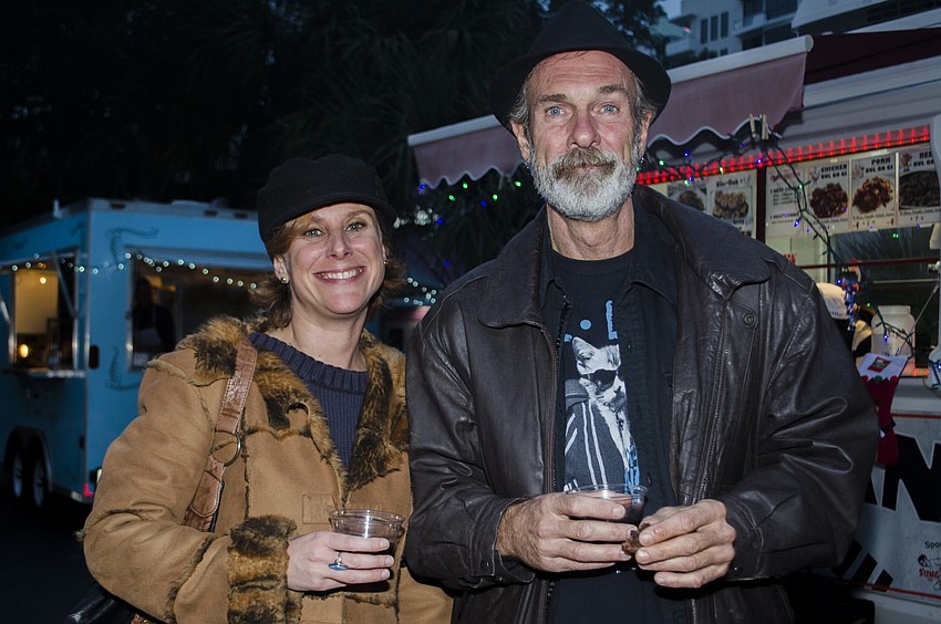 Mia Slivjanovski and Brian Marsden