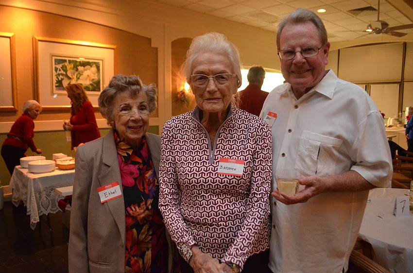 Ethel Athanas, Barbara Falcone and Brian Doherty
