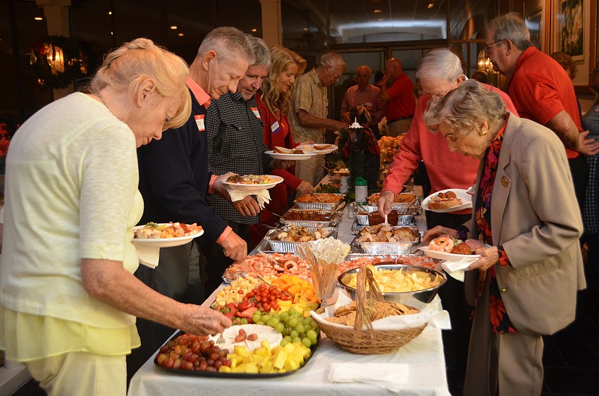 Guests enjoyed a buffet dinner and cocktails while Ned Gray performed classic and current hit songs.