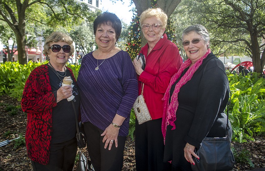 Lois Smith, Charlotte Galloccio, Velma Brown and Lynda Anderson