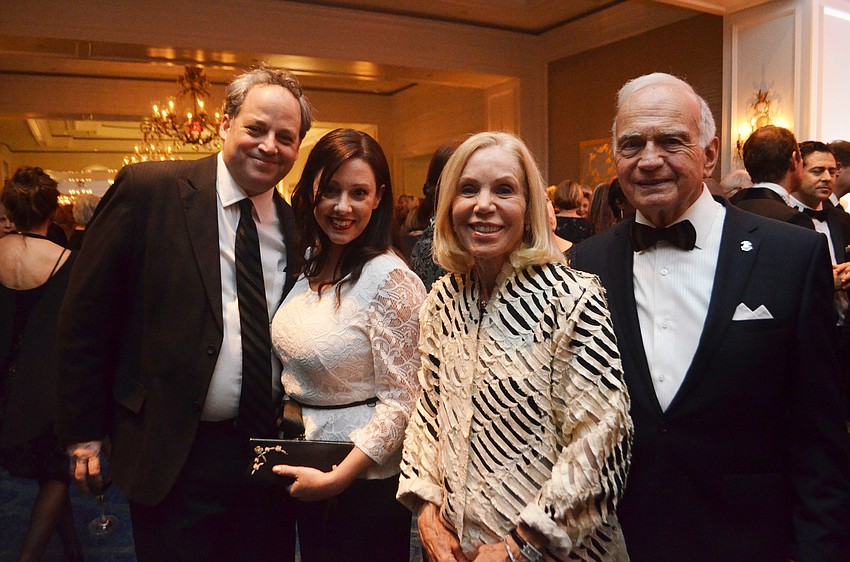 Gus Mollasis, Katherine Tanner and Gail and Skip Sack