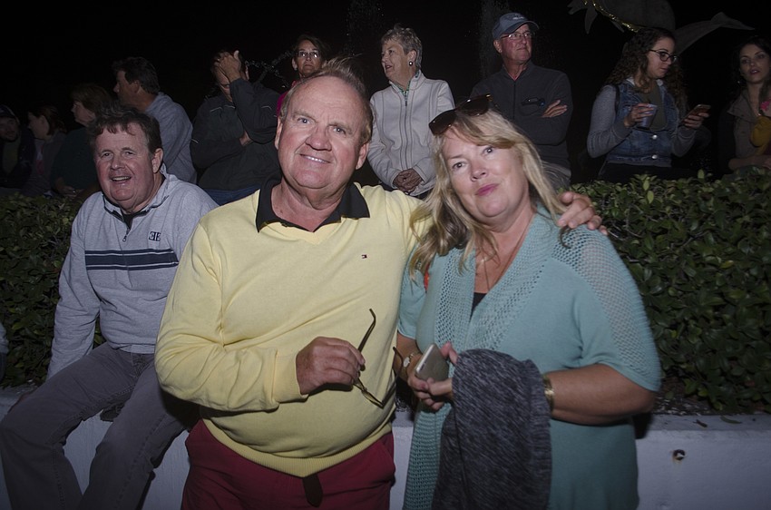 Sam and Pat Towell watched the parade from Bayfront Park.
