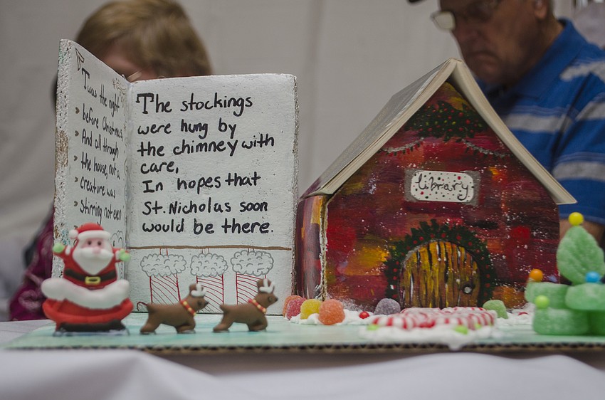 Gingerbread house by Mrs. Harris’s creative writing class at Sarasota High School.