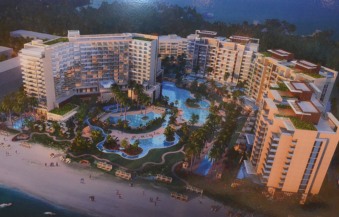 Proposed height restrictions on Longboat Key could alter plans to redevelop Colony Resort. Rendering