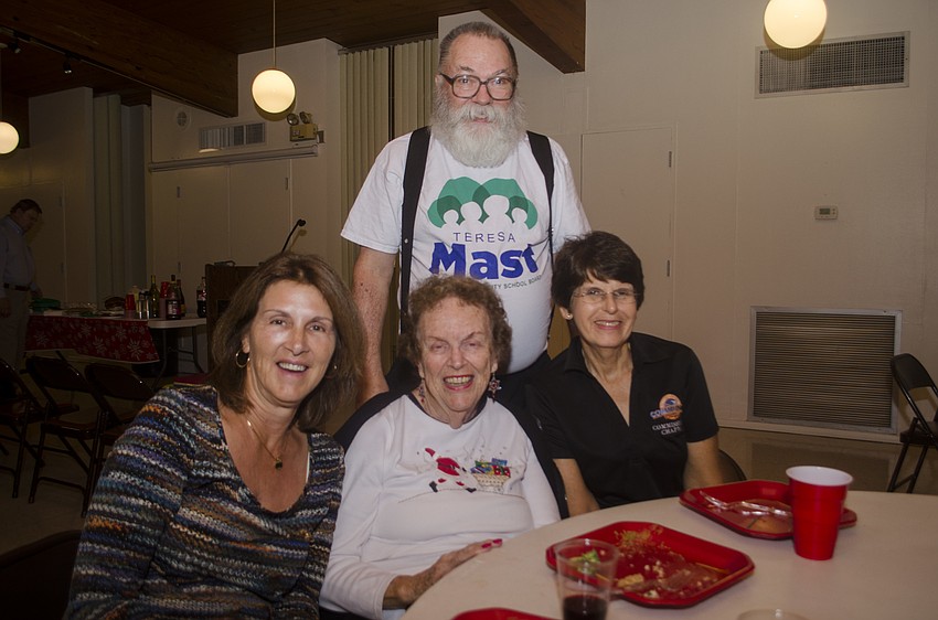 Melanie Goddard, Geraldine Swormstedt, City Commissioner Susan Chapman and Pete Theisen