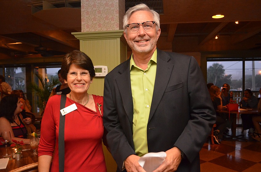 Sarasota Commissioner Susan Chapman and Mark Lyons