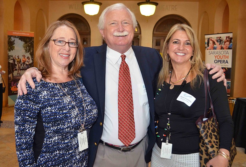 Kelly Ellington, Jim Shirley and Debra Giacolone