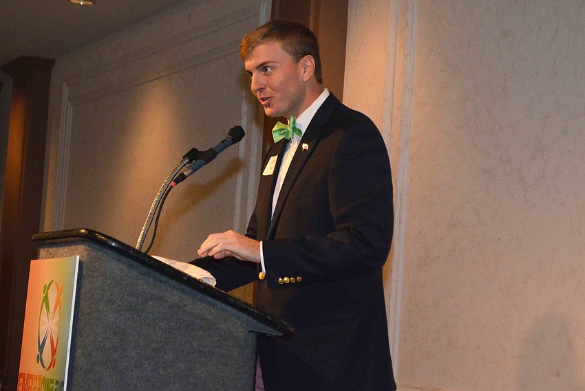 Brooks Tracey, the art teacher at Sarasota Middle School, tells his unique story of his longtime involvement with Embracing Our Differences.