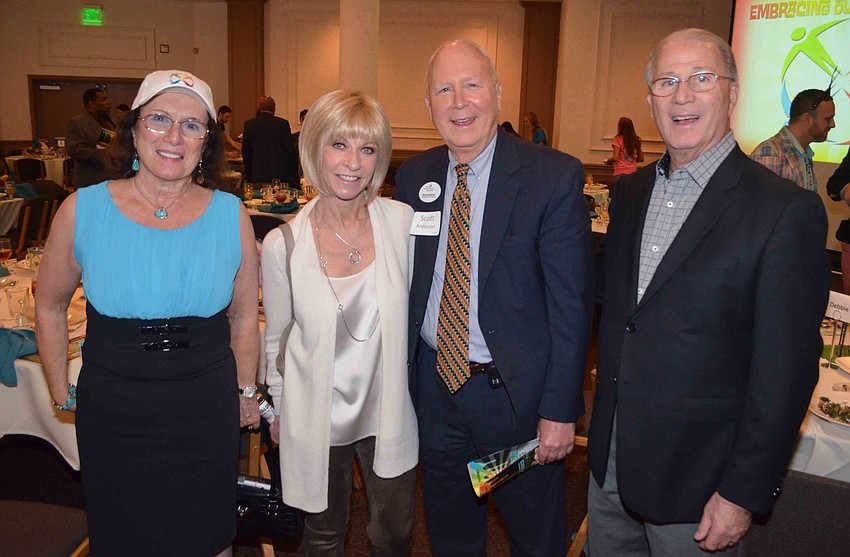 Sandra Hanan, Debbie Haspel, Scott Anderson and Larry Haspel
