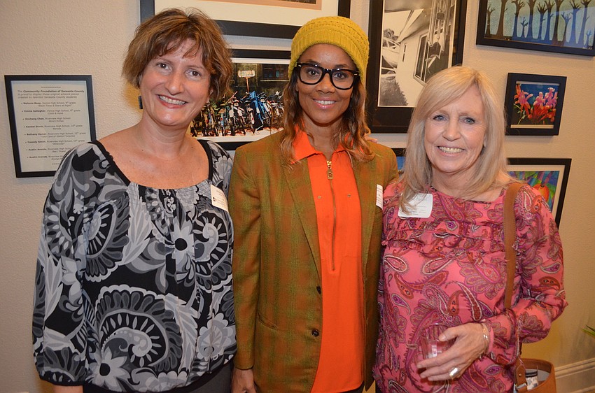 Anne Gaines, Dr. Brook Bello and Sheila Brion