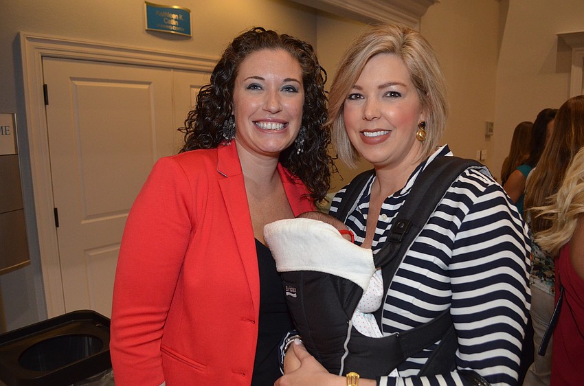 Ellie Baldwin, Ali Miller and her daugher, Collins Miller