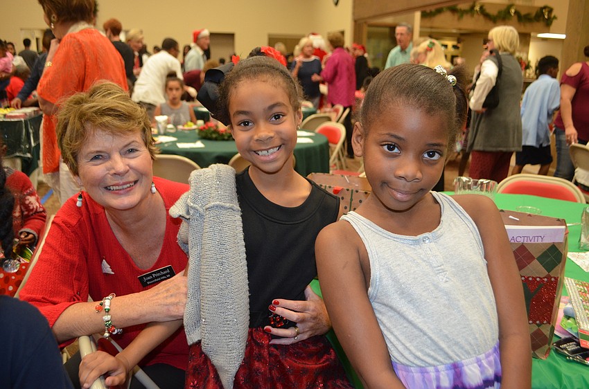 Joan Pritchard, Jada Drake and Janiyah Evans