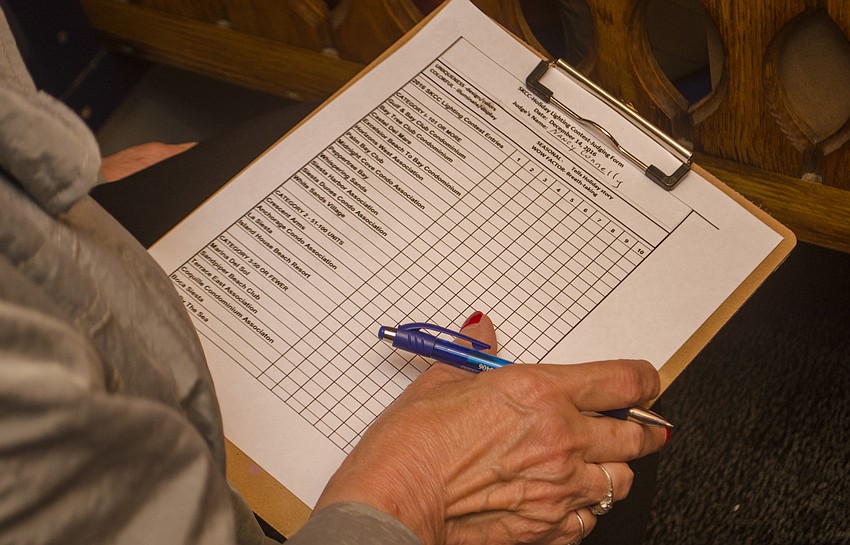 Twenty two condos entered the contest this year.