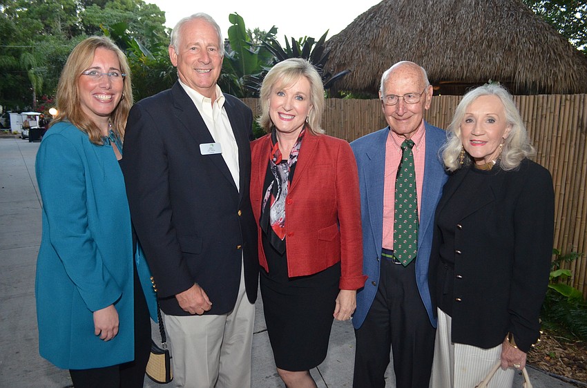 Jennifer Rominiecki, Art Wood, Terri Hansen, Bill Harrison and Sharon Black Floyd