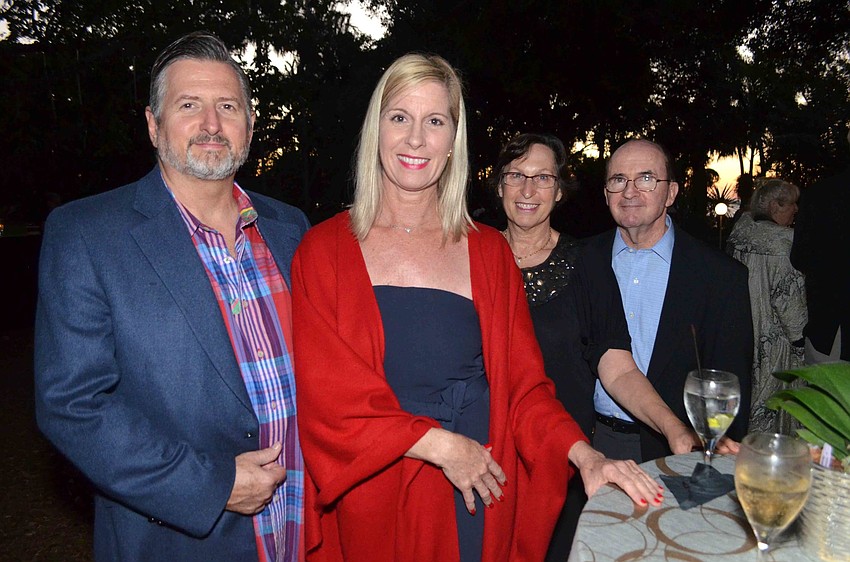 David Steiner and Tre Michel with Ilene and David Denton