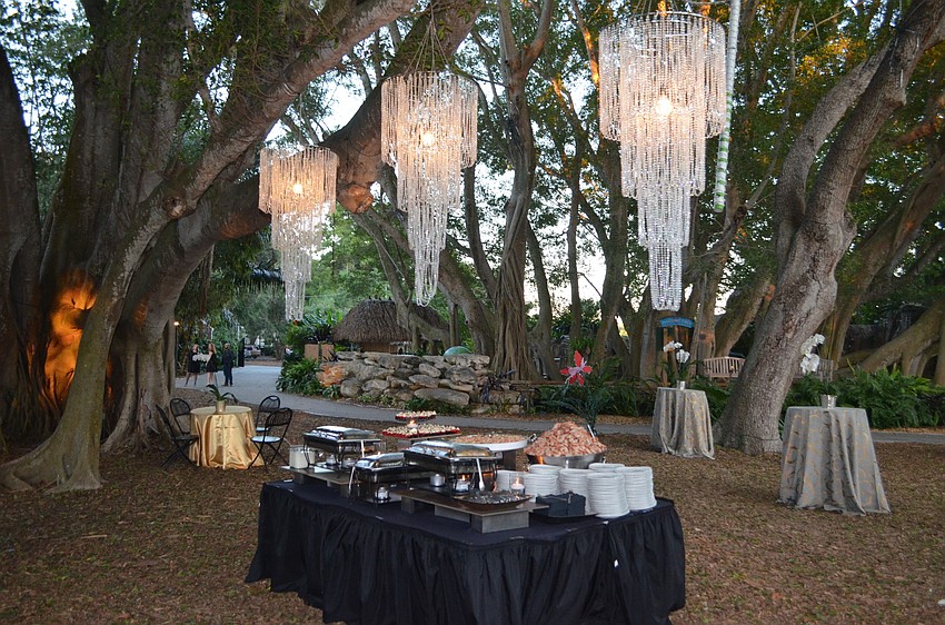 Chandeliers hung from the banyan trees at the Chairman’s Circle Preview of Lights in Bloom Dec. 15.