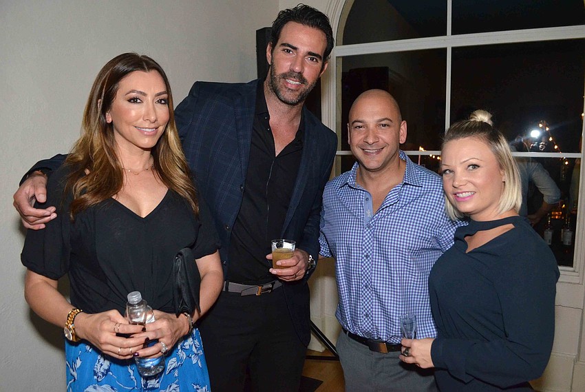 Michelle and Renier Gobea with Jason Lefrock and Chavie Carpenter