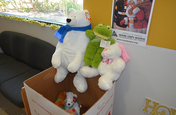 Toys for Tots can be dropped off through Dec. 21 at the Longboat Key Police Department, 5460 Gulf of Mexico Drive. Terry O'Connor
