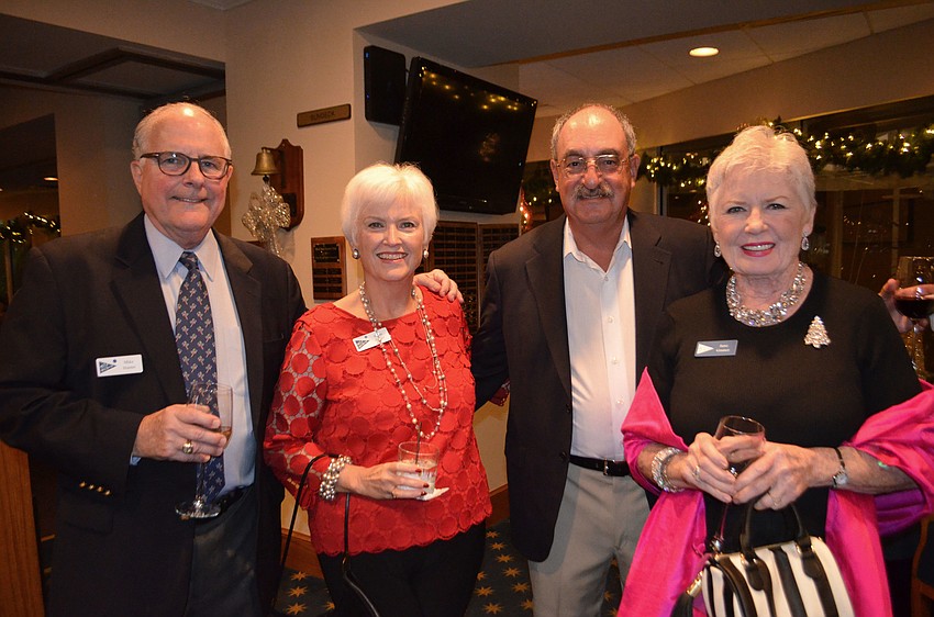 Mike and Susan Hunter, Paul Robbins and June Gruner