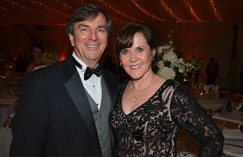 Mark Serbin and his wife, President of The Debutante Program of Sarasota and Manatee Counties Robin Serbin