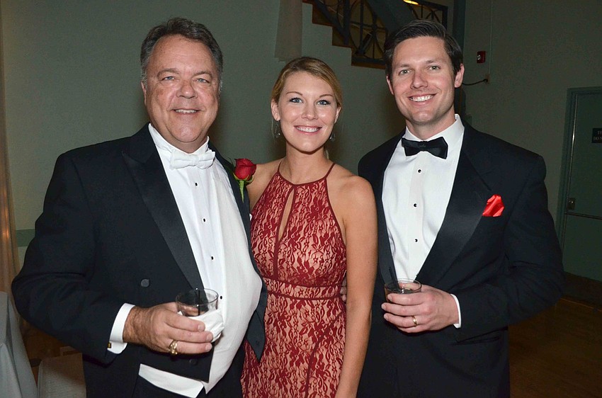 Ed Valek with Emily and Casey Gaskins