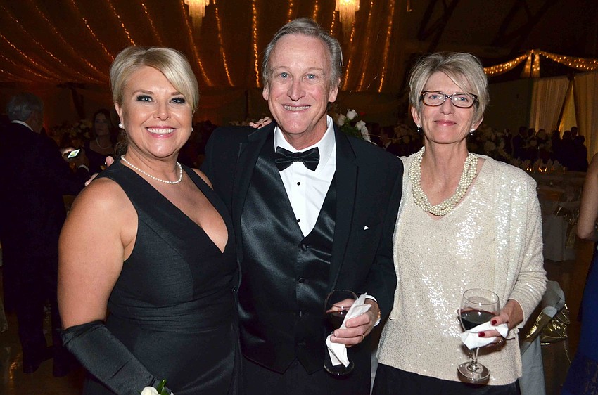 Sherry Edwards with David and Lyn Wallace