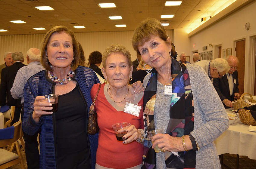 Marge Heller, Yvette Fishman and Loretta Katz