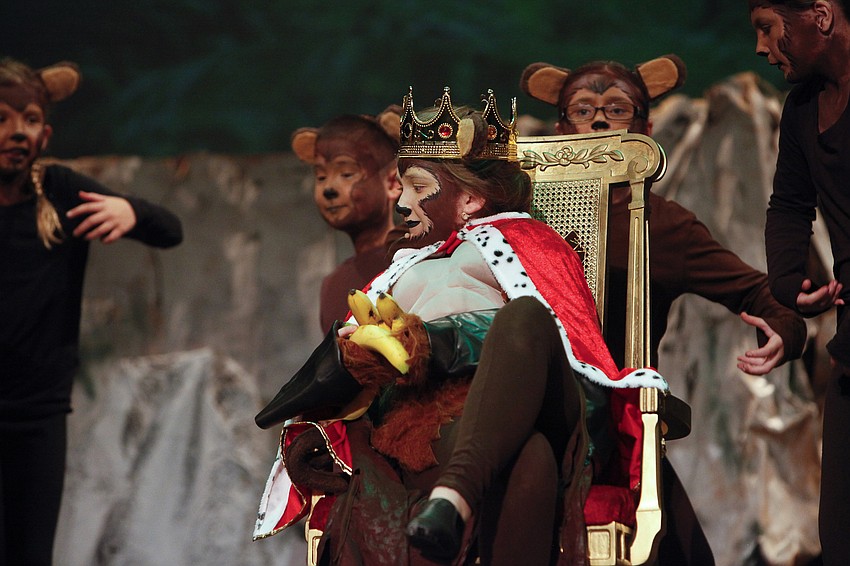 Emorie Lawrence makes a stately King Louie in 