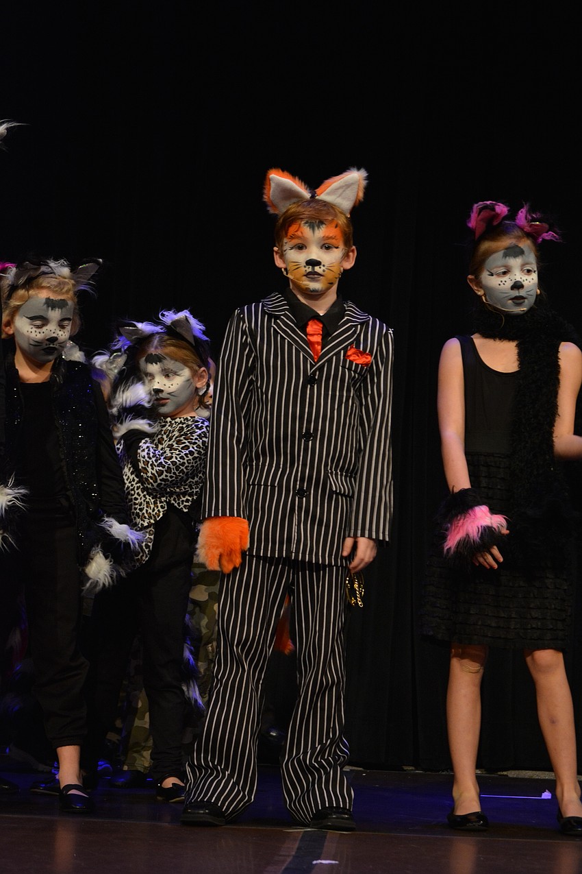 Jackson Toomey, 9, took the lead as Thomas O' Malley in 