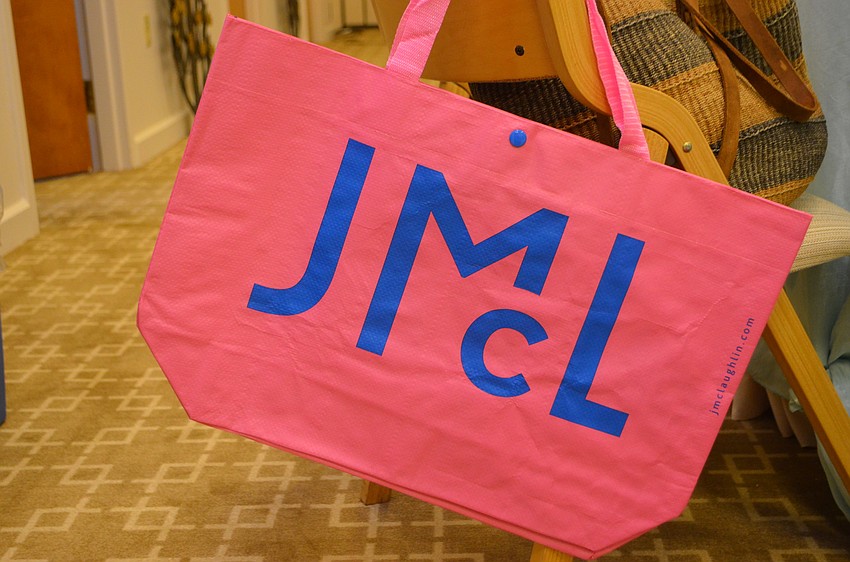 Each woman got to take home a bag from J.McLaughlin. Two members of the Sisterhood of Beth Israel modeled clothes from the retailer as well.