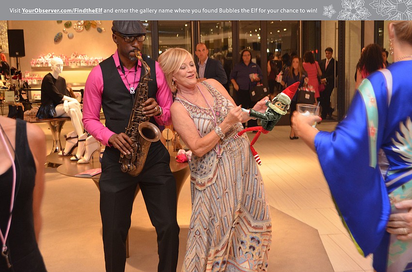 Beverly Marsh dances with musician Marton Boone and a friend.