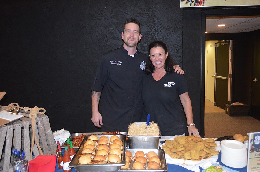 Director of Marketing Liza Kubik and Executive Chef Gerard Jesse, of Seafood Shack