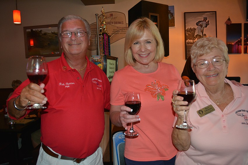 Rick Thorson, Christine DiMarco and Kay Thorson all came to support the Elks' Feeding Empty Little Tummies program.