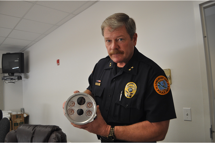 Longboat Key Police Chief Pete Cumming attributes the islandâ€™s low crime rate with technology, such as license plate recognition cameras.