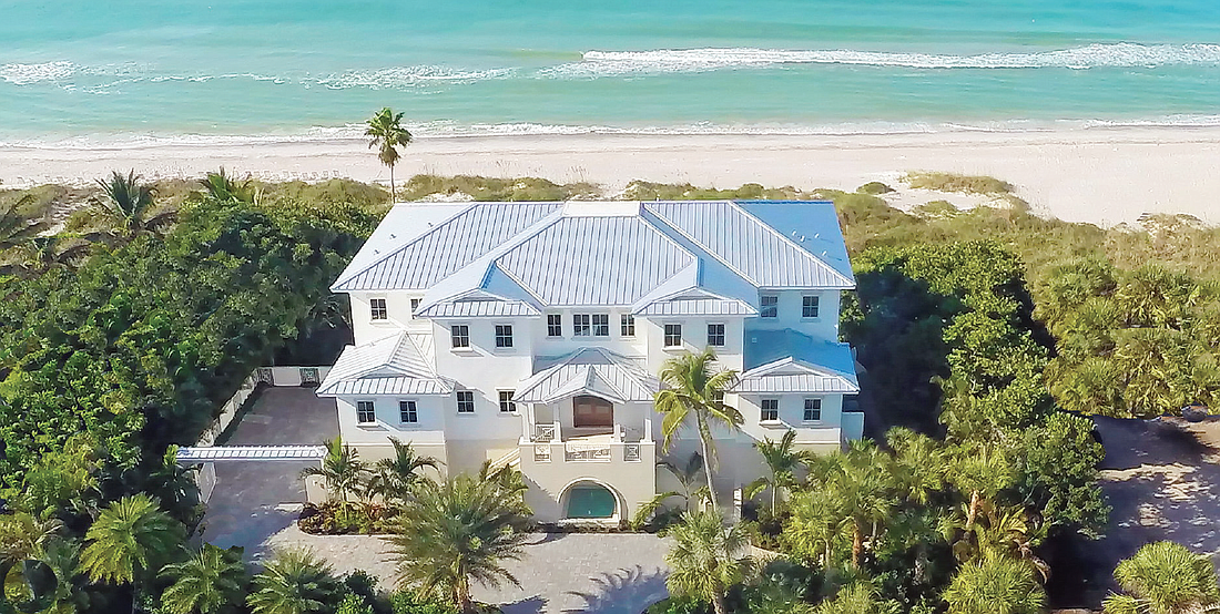 The home at 3475 Gulf of Mexico Drive has five bedrooms, five-and-a-half baths, a pool and 6,183 square feet of living area. It sold for $7 million Feb. 1.