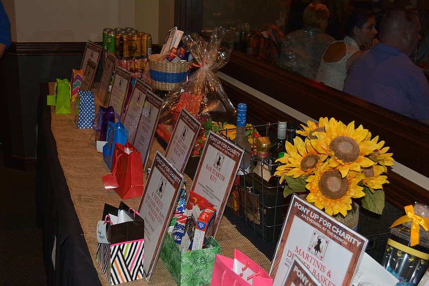 Cheers for Charity also raised money through a silent auction.