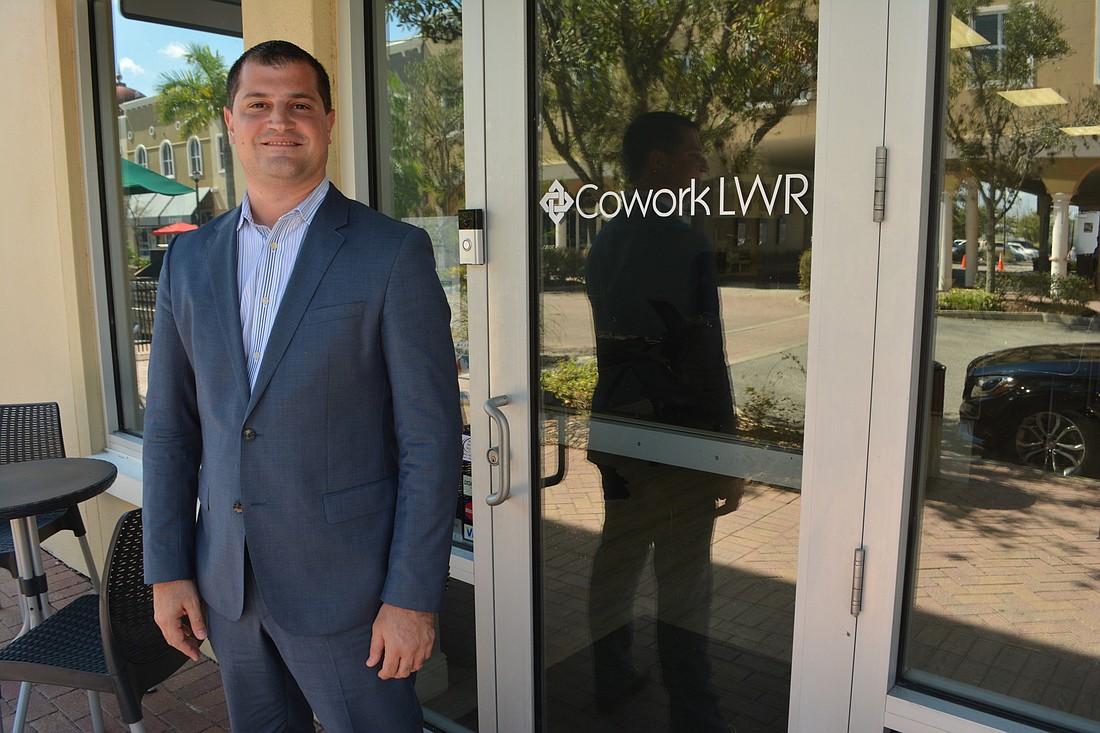Keith Pandeloglou owns Cowork offices in Lakewood Ranch and Sarasota and now becomes the new director of Lakewood Ranch Community Activities.