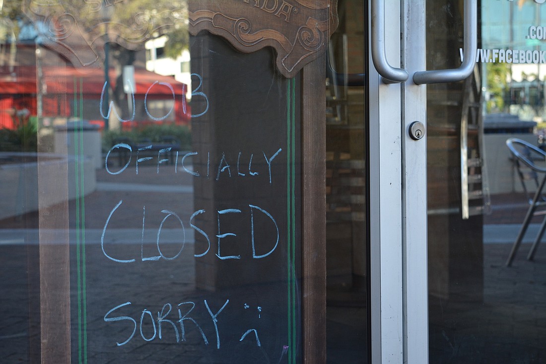 The World of Beer location in downtown Sarasota has officially closed.