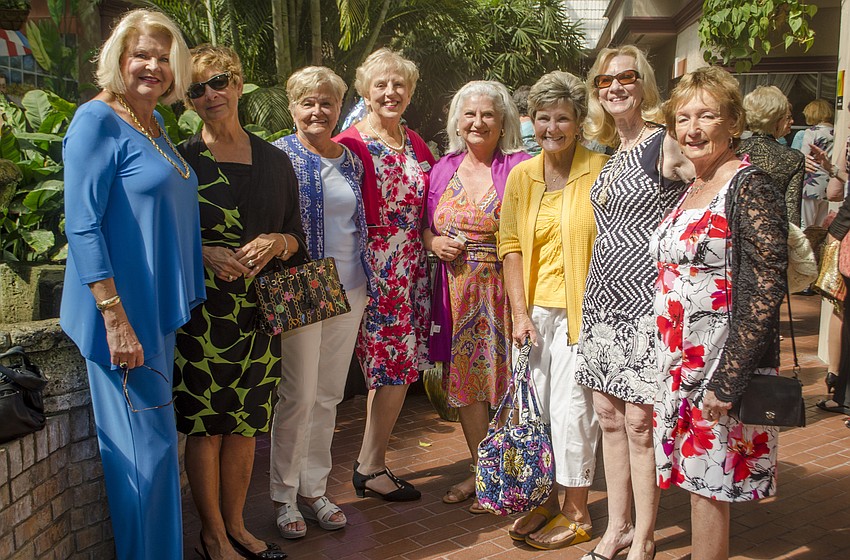 Paula Morrissey, Cathy Rigali, Edna Schroeder, Susan Hager, Jan Hill, Jayne Lancaster, Kay Libertella and Rita Toole